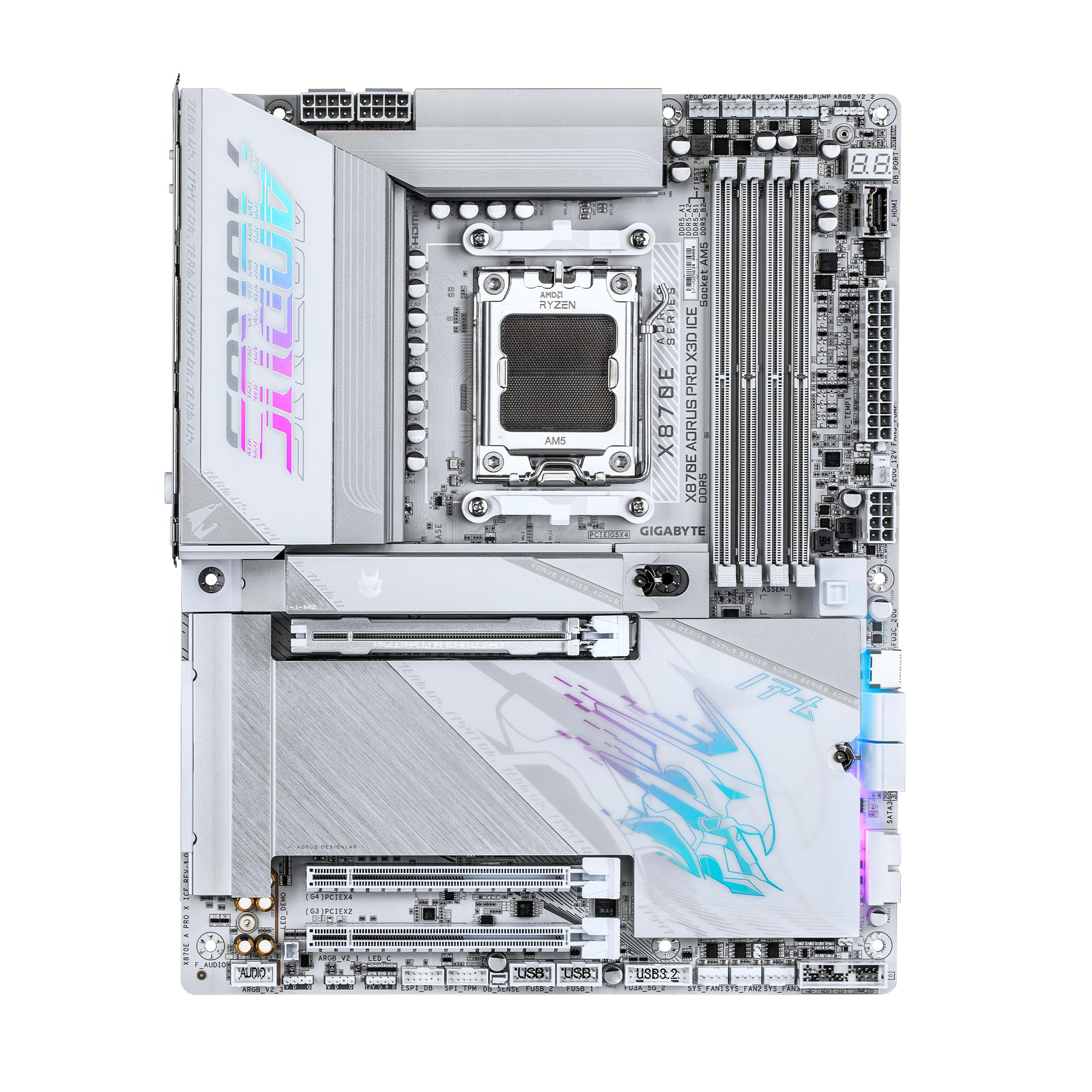 Amazon | GIGABYTE X870E AORUS PRO X3D ICE AMD AM5 LGA 1718 ATX
